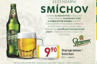 Billa Pivo staropramen smíchov nabídka