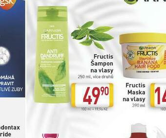 Billa Fructis šampon nabídka