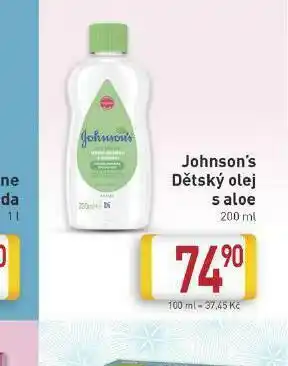 Billa Johnson´s dětský olej s aloe nabídka