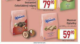 Billa Manner oplatky nabídka