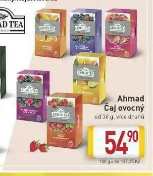 Billa Ahmad čaj ovocný nabídka