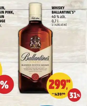 Penny Market Whisky b allantine´s nabídka