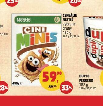 Penny Market Cereálie nestlé nabídka