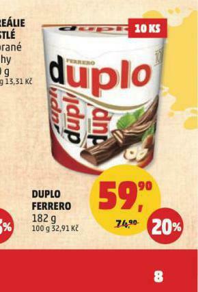 Penny Market Duplo ferrero nabídka