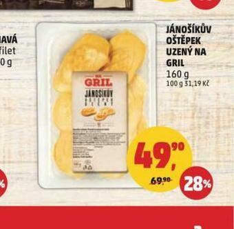 Penny Market Jánošíkův oštěpek uzený na gril nabídka