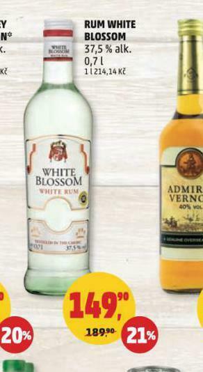 Penny Market Rum white blossom nabídka