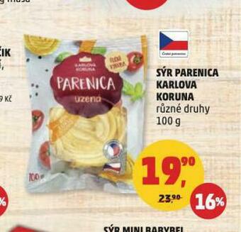 Penny Market Sýr parenica karlova koruna nabídka