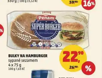 Penny Market Bulka na hamburger nabídka