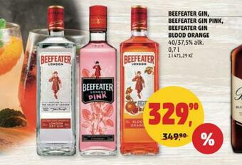 Penny Market Beefeater gin nabídka