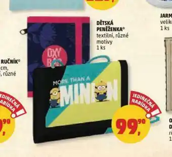 Penny Market Dětská peněženka nabídka