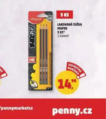 Penny Market Lakovaná tužka maped nabídka