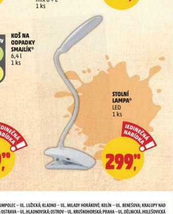 Penny Market Stolní lampa nabídka