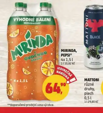 Penny Market Pepsi 4x1,5l nabídka