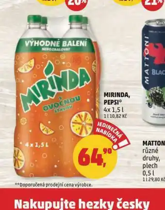 Penny Market Mirinda 4x 1,5l nabídka