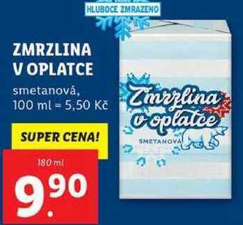 Lidl Zmrzlina v oplatce, 180 ml nabídka