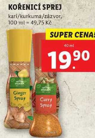 Lidl Kořenicí sprej, 40 ml nabídka
