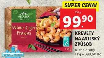 Lidl Krevety na asijský způsob, 250 g nabídka