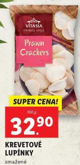 Lidl Krevetové lupínky, 100 g nabídka