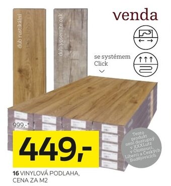XXXLutz VINYLOVÁ PODLAHA, CENA ZA M2 nabídka