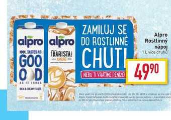 Billa Alpro rostlinný nápoj 1l nabídka