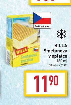 Billa Billa smetanová v oplatce 180 ml nabídka