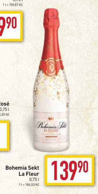 Billa Bohemia sekt la fleur 0,75l nabídka
