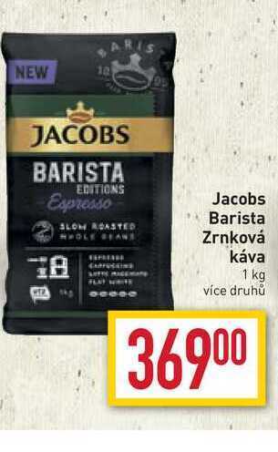 Billa Jacobs barista zrnková káva 1 kg nabídka