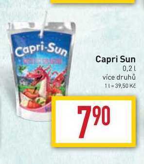 Billa Capri sun 0,2l nabídka
