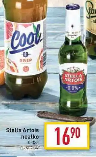 Billa Stella artois nealko 0,33l nabídka