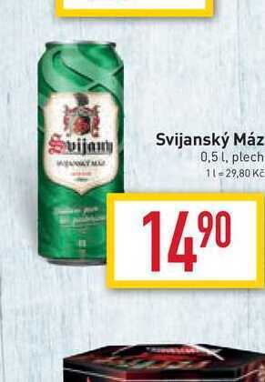 Billa Svijanský máz  0,5l (plechovka) nabídka