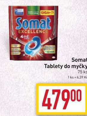 Billa Somat tablety do myčky 75 ks nabídka