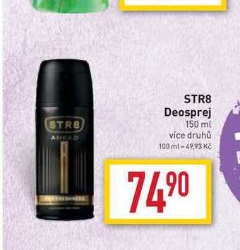 Billa Str8 deosprej 150 ml nabídka