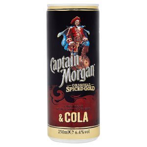 Billa Captain morgan & cola 0,25l nabídka