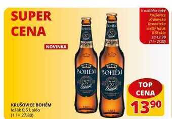 Flop Krušovice bohém ležák 0,5l nabídka