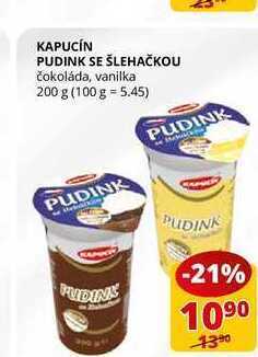 Flop Kapucín pudink se šlehačkou čokoláda, vanilka 200 g nabídka