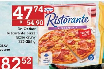 Jip Dr. Oetker Ristorante pizza nabídka