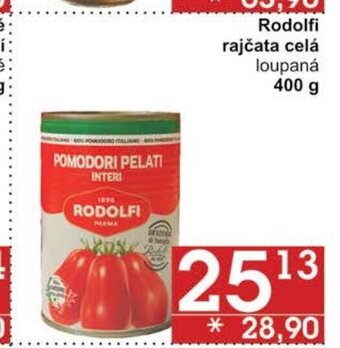 Jip Rodolfi rajčata celá loupaná 400 g nabídka