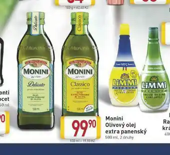 Billa Monini extra panenský olivový olej nabídka