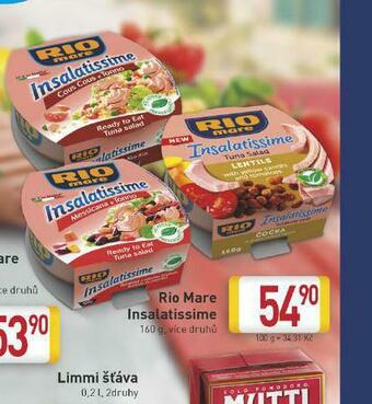 Billa Rio mare insalatissime nabídka