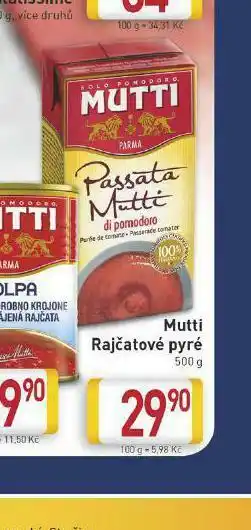 Billa M utti rajčatové pyré nabídka