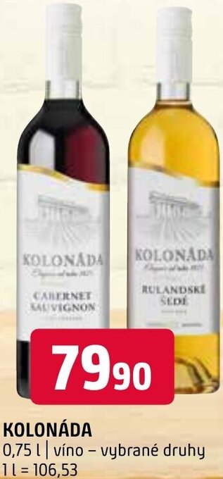 Terno KOLONÁDA nabídka