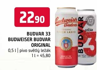 Terno BUDVAR 33 BUDWEISER BUDVAR ORIGINAL nabídka