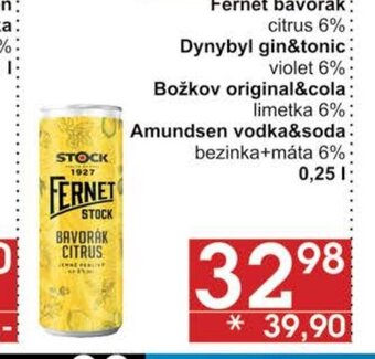 Jip Fernet bavorák: citrus 6%: nabídka