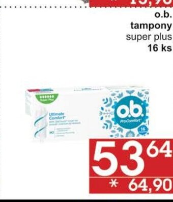 Jip O.b.: tampony: super plus nabídka