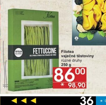 Jip Filotea vaječné těstoviny různé druhy 250 g nabídka