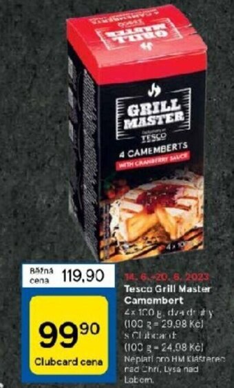 Tesco Tesco Grill Master Camembert nabídka