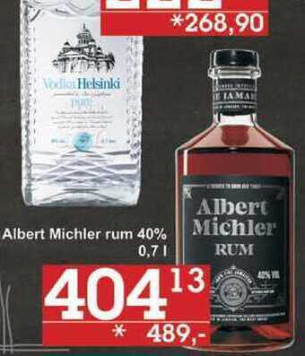 Jip Albert michler rum 40 %, 0,7 l nabídka