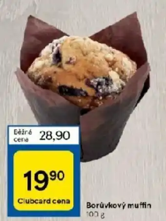 Tesco Borůvkový muffin 1008 nabídka