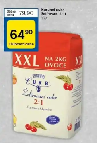 Tesco Korunní cukr želírovaci 2:1 1kg nabídka
