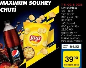 Tesco Lay's Chipsy nabídka